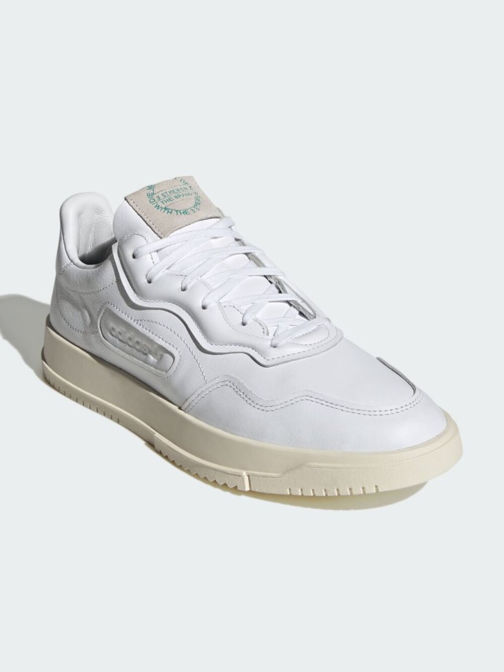 adidas Men’s White & Cream Sneakers Casual Low Top Shoes